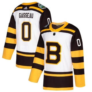 Men's Andre Gasseau Boston Bruins Adidas 2019 Winter Classic Jersey - Authentic White