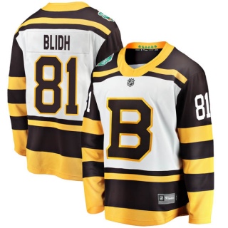Men's Anton Blidh Boston Bruins Fanatics Branded 2019 Winter Classic Jersey - Breakaway White