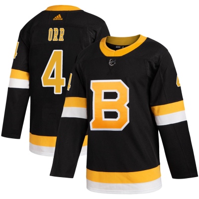 Men's Bobby Orr Boston Bruins Adidas Alternate Jersey - Authentic Black