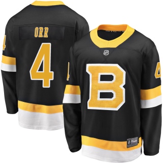 Men's Bobby Orr Boston Bruins Fanatics Branded Breakaway Alternate Jersey - Premier Black
