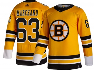 Men's Brad Marchand Boston Bruins Adidas 2020/21 Special Edition Jersey - Breakaway Gold