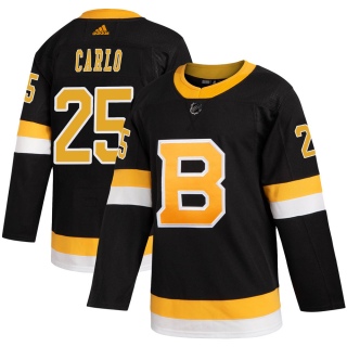 Men's Brandon Carlo Boston Bruins Adidas Alternate Jersey - Authentic Black