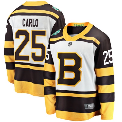 Men's Brandon Carlo Boston Bruins Fanatics Branded 2019 Winter Classic Jersey - Breakaway White