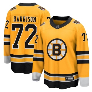 Men's Brett Harrison Boston Bruins Fanatics Branded 2020/21 Special Edition Jersey - Breakaway Gold