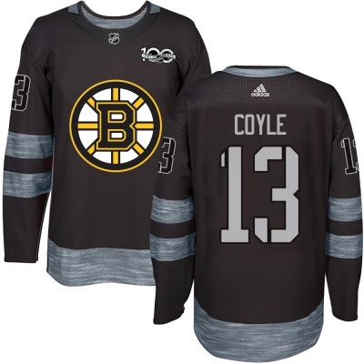 Men's Charlie Coyle Boston Bruins 1917- 100th Anniversary Jersey - Authentic Black