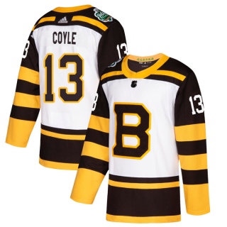 Men's Charlie Coyle Boston Bruins Adidas 2019 Winter Classic Jersey - Authentic White