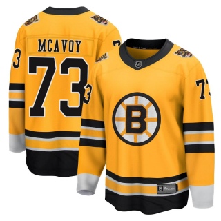 Men's Charlie McAvoy Boston Bruins Fanatics Branded 2020/21 Special Edition Jersey - Breakaway Gold