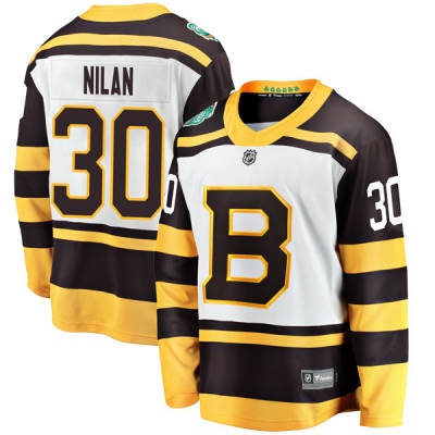 Men's Chris Nilan Boston Bruins Fanatics Branded 2019 Winter Classic Jersey - Breakaway White