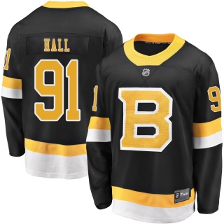 Men's Curtis Hall Boston Bruins Fanatics Branded Breakaway Alternate Jersey - Premier Black