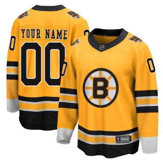 Men's Custom Boston Bruins Fanatics Branded Custom 2020/21 Special Edition Jersey - Breakaway Gold