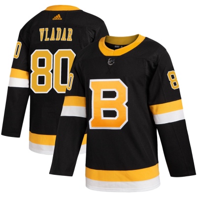 Men's Daniel Vladar Boston Bruins Adidas Alternate Jersey - Authentic Black