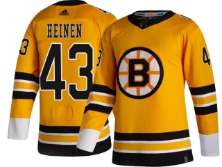 Men's Danton Heinen Boston Bruins Adidas 2020/21 Special Edition Jersey - Breakaway Gold