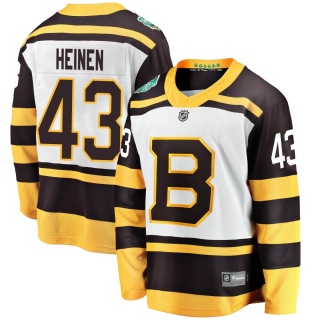 Men's Danton Heinen Boston Bruins Fanatics Branded 2019 Winter Classic Jersey - Breakaway White