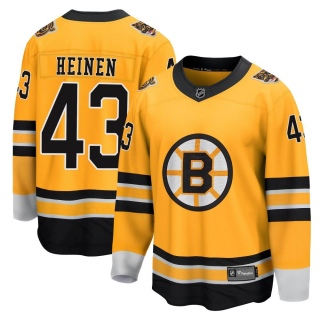 Men's Danton Heinen Boston Bruins Fanatics Branded 2020/21 Special Edition Jersey - Breakaway Gold