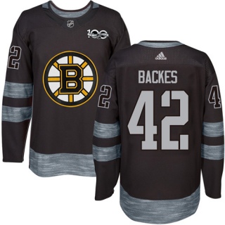 Men's David Backes Boston Bruins Adidas 1917- 100th Anniversary Jersey - Authentic Black