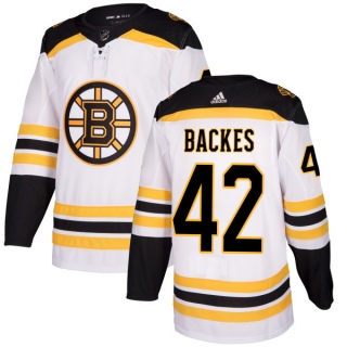 Men's David Backes Boston Bruins Adidas Jersey - Authentic White
