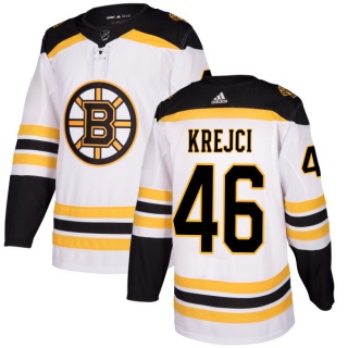Men's David Krejci Boston Bruins Adidas Jersey - Authentic White