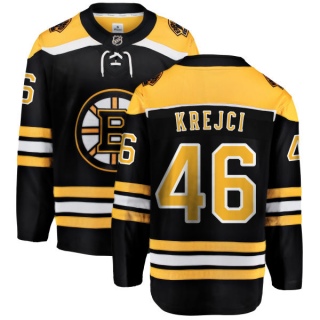 Men's David Krejci Boston Bruins Fanatics Branded Home Jersey - Breakaway Black