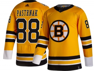 Men's David Pastrnak Boston Bruins Adidas 2020/21 Special Edition Jersey - Breakaway Gold