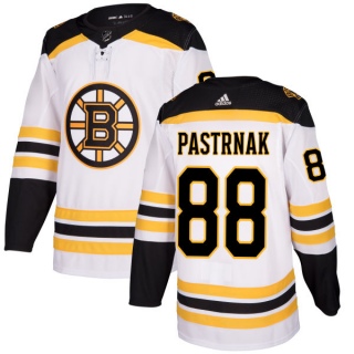 Men's David Pastrnak Boston Bruins Adidas Jersey - Authentic White