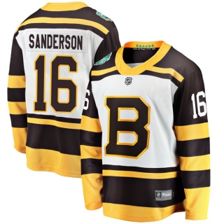 Men's Derek Sanderson Boston Bruins Fanatics Branded 2019 Winter Classic Jersey - Breakaway White