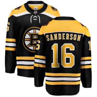 Men's Derek Sanderson Boston Bruins Fanatics Branded Home Jersey - Breakaway Black