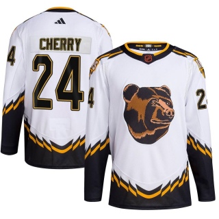 Men's Don Cherry Boston Bruins Adidas Reverse Retro 2.0 Jersey - Authentic White