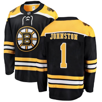 Men's Eddie Johnston Boston Bruins Fanatics Branded Home Jersey - Breakaway Black