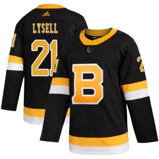 Men's Fabian Lysell Boston Bruins Adidas Alternate Jersey - Authentic Black