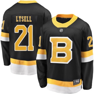 Men's Fabian Lysell Boston Bruins Fanatics Branded Breakaway Alternate Jersey - Premier Black