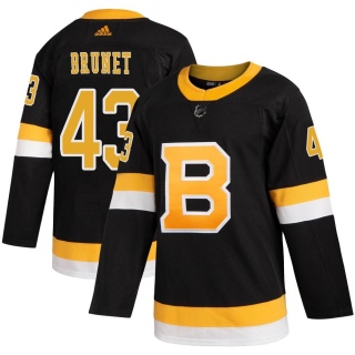 Men's Frederic Brunet Boston Bruins Adidas Alternate Jersey - Authentic Black