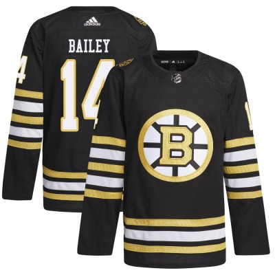 Men's Garnet Ace Bailey Boston Bruins Adidas 100th Anniversary Primegreen Jersey - Authentic Black