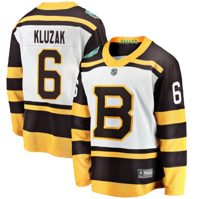 Men's Gord Kluzak Boston Bruins Fanatics Branded 2019 Winter Classic Jersey - Breakaway White
