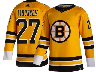 Men's Hampus Lindholm Boston Bruins Adidas 2020/21 Special Edition Jersey - Breakaway Gold