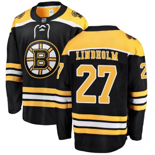 Men's Hampus Lindholm Boston Bruins Fanatics Branded Home Jersey - Breakaway Black