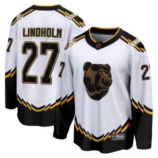 Men's Hampus Lindholm Boston Bruins Fanatics Branded Special Edition 2.0 Jersey - Breakaway White
