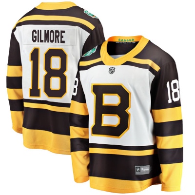 Men's Happy Gilmore Boston Bruins Fanatics Branded 2019 Winter Classic Jersey - Breakaway White