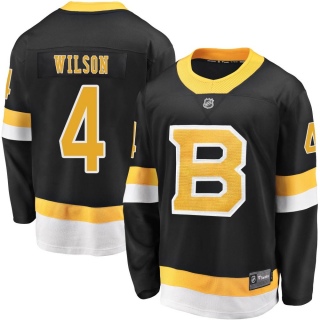 Men's Jacob Wilson Boston Bruins Fanatics Branded Breakaway Alternate Jersey - Premier Black