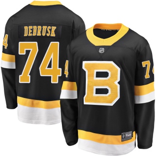 Men's Jake DeBrusk Boston Bruins Fanatics Branded Breakaway Alternate Jersey - Premier Black