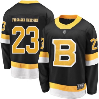 Men's Jakob Forsbacka Karlsson Boston Bruins Fanatics Branded Breakaway Alternate Jersey - Premier Black