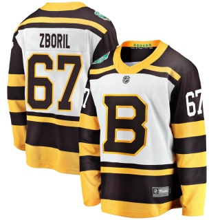 Men's Jakub Zboril Boston Bruins Fanatics Branded ized 2019 Winter Classic Jersey - Breakaway White