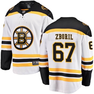 Men's Jakub Zboril Boston Bruins Fanatics Branded ized Away Jersey - Breakaway White