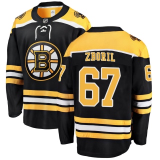 Men's Jakub Zboril Boston Bruins Fanatics Branded ized Home Jersey - Breakaway Black