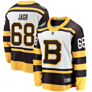 Men's Jaromir Jagr Boston Bruins Fanatics Branded 2019 Winter Classic Jersey - Breakaway White