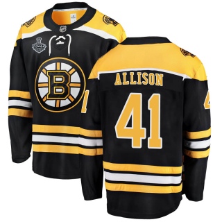 Men's Jason Allison Boston Bruins Fanatics Branded Home 2019 Stanley Cup Final Bound Jersey - Breakaway Black