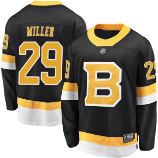 Men's Jay Miller Boston Bruins Fanatics Branded Breakaway Alternate Jersey - Premier Black