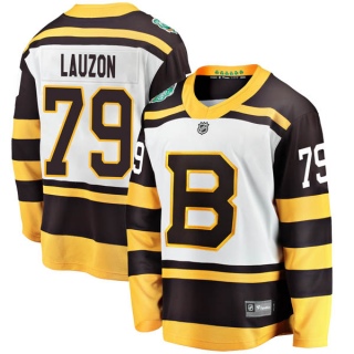 Men's Jeremy Lauzon Boston Bruins Fanatics Branded 2019 Winter Classic Jersey - Breakaway White