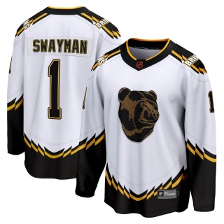Men's Jeremy Swayman Boston Bruins Fanatics Branded Special Edition 2.0 Jersey - Breakaway White