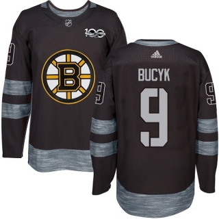 Men's Johnny Bucyk Boston Bruins Adidas 1917- 100th Anniversary Jersey - Authentic Black
