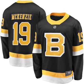 Men's Johnny Mckenzie Boston Bruins Fanatics Branded Breakaway Alternate Jersey - Premier Black